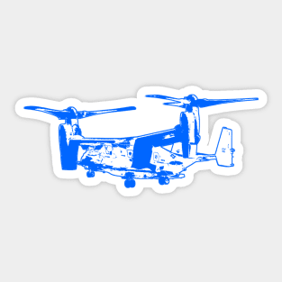 Bell Boeing V-22 Osprey - Blue Design Sticker